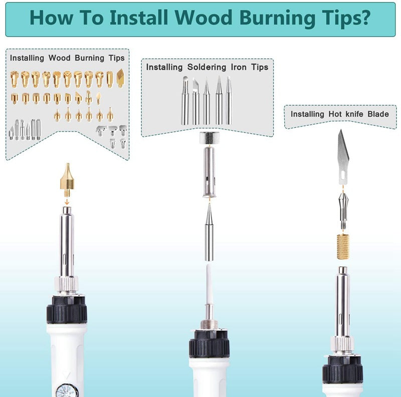 Pyrography Wood Burning Kit