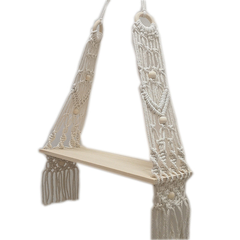 Bohemian Macramé Wall Shelf