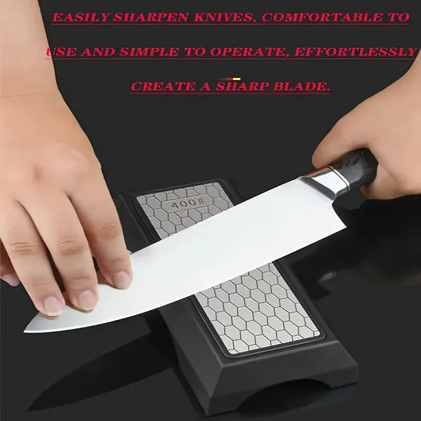 Double-Sided Diamond Sharpening Stone (400/1000 Grit)