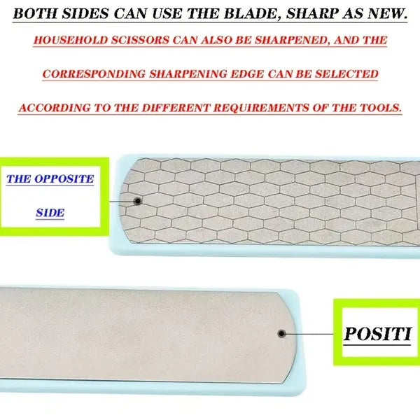 Double-Sided Diamond Sharpening Stone (400/1000 Grit)