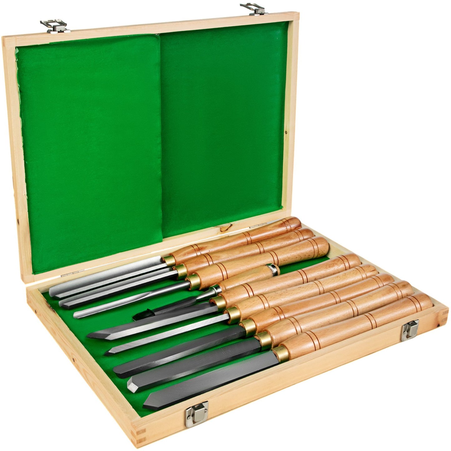 8-Piece HSS Wood Lathe Chisel Set